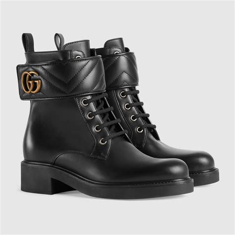 gucci matelasse ankle boot|GUCCI Women's ankle boot with Double G .